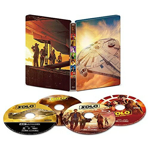 【取寄商品】BD / オールデン・エアエンライク / ハン・ソロ/スター・ウォーズ・ストーリー MovieNEX (本編4K Ultra HD Blu-ray+本編3D Blu-ray+本編2D Blu-ray+特典Blu-ray) (数量限定版) / VWES-6753