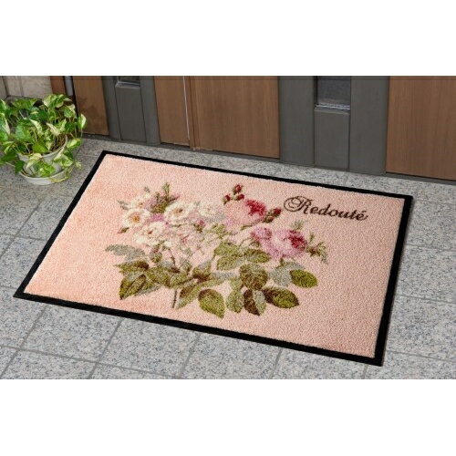 【送料無料】 玄関マット エントランスマット Mサイズ（約52×70cm）ピンクカネタツ