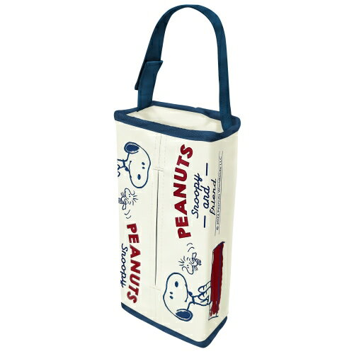 【エントリーでポイント10倍!!★12月1日10:00-1月1日09:59限定】 【送料無料】 レトロティッシュケース スヌーピー オフホワイト三金商事株式会社