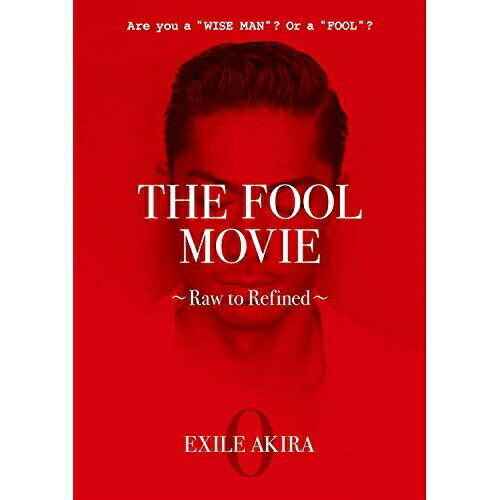 DVD / { / THE FOOL MOVIE `Raw to Refined` / RZBD-86734