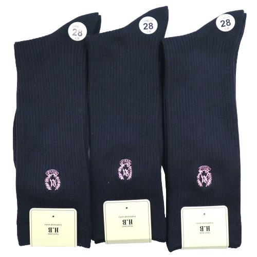 【送料無料】 スクール 28cmピンク刺? (23-25cm) (3足セット)みっとめるへん社