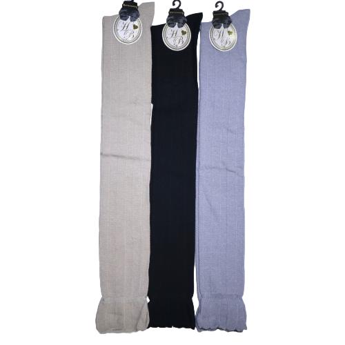 【送料無料】 オーバーニー (ベージュ・ブラック・グレー) (23-25cm) (3足セット)みっとめるへん社