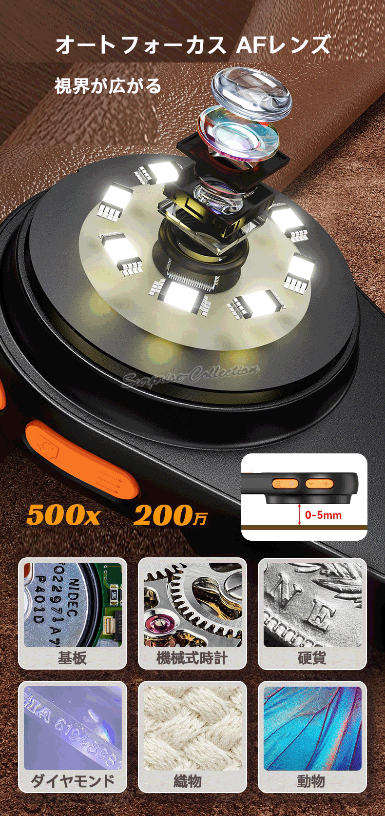 USB�ǥ����븲���� 500�ܳ��� 200������ �������¢ LED�饤���դ� �ݡ����֥븲���� �ѥ������б� ���� �ѻ� �Ҷ� ��ͳ���� ���񸡺�