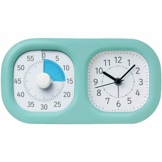 タイマー トキ・サポ 時っ感タイマー 時計プラス 色で時間の経過を実感 ミントブルー SD-LV-3521-MB　時計　時間　知育　子供