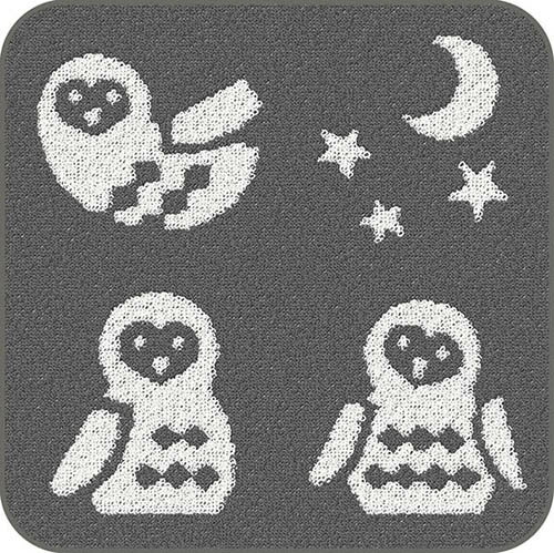 エルコミューン ハンカチ タオルハンカチ Kuu Dark Gray TWH044