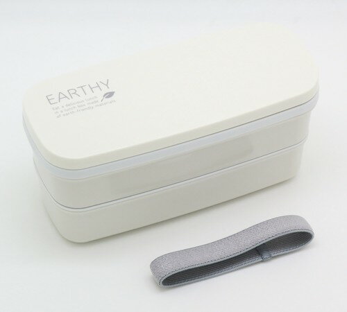 楽天apex楽天市場店新商品　EARTHY ランチボックス二段　日本製　ベージュ