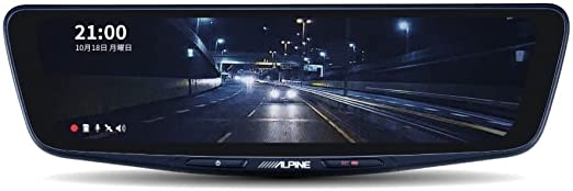 DVR-DM1000B-OC アルパイン ALPINE ドライブレコーダー搭載デジタルミラー 10型 ミラー型 前後2カメラ