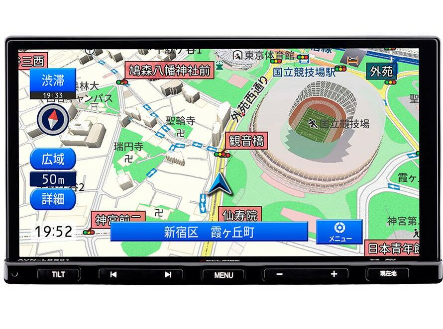 AVN-LBS01-22 イクリプス ECLIPSE カーナビ 7V型 TVレスモデル