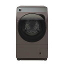 大阪限定設置込み ES-K10B-TL リッチブラウン シャープ ドラム式洗濯乾燥機 左開き 洗濯10kg 乾燥6kg 4550556100526