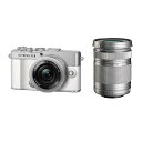 E-P7-EZWZK-WH オリンパス OLYMPUS ミラーレスカメラ PEN E-P7 EZダブルズームキット ホワイト