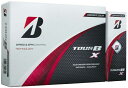 BRIDGESTONEブリヂストンゴルフボール TOUR B X 2024年モデル 12球入 ホワイト コーポレート