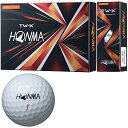 TW-X-BTQ2102 本間ゴルフ ゴルフボール ツアーワールド TW-Xボール 2021年モデル 1ダース 12球入り