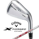 X-FORGED-STAR-I-2024-6-NS-S Callaway キャロウェイ ゴルフアイアンセット X FRGD STAR N.S.PRO MODUS3 TOUR 105(スチール)(S) 6本組(5I~9I/PW) 2024年