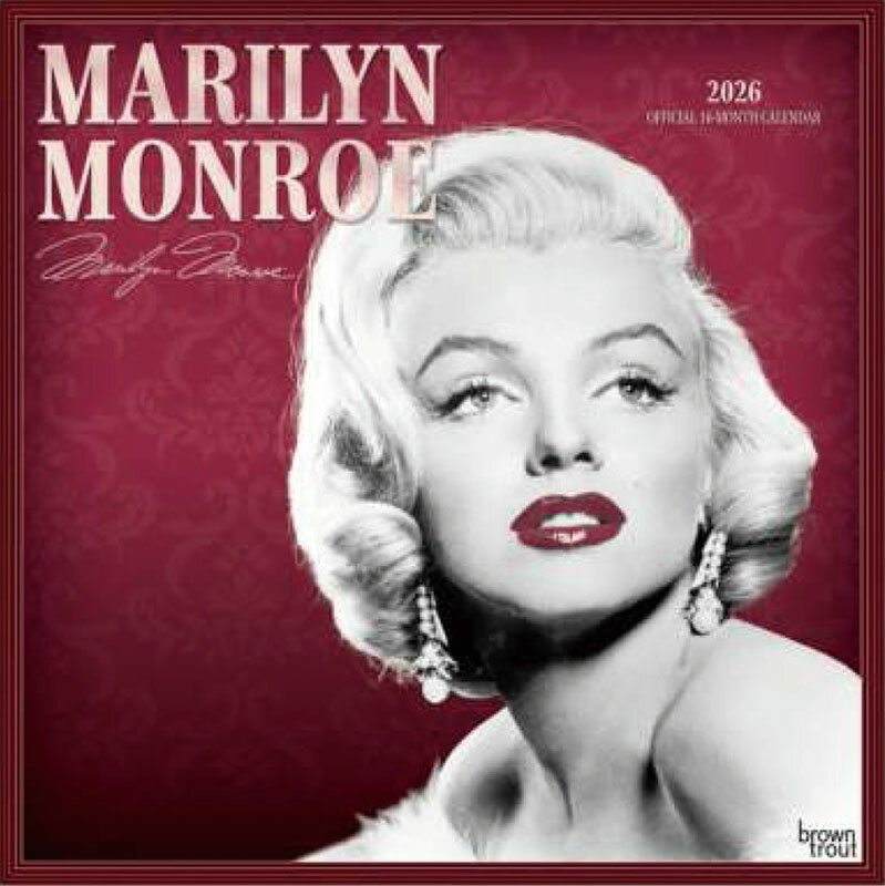 【送料込み】【取寄商品】 2026年カレンダーマリリン・モンロー（輸入版）26CL-0345[9/20発売]