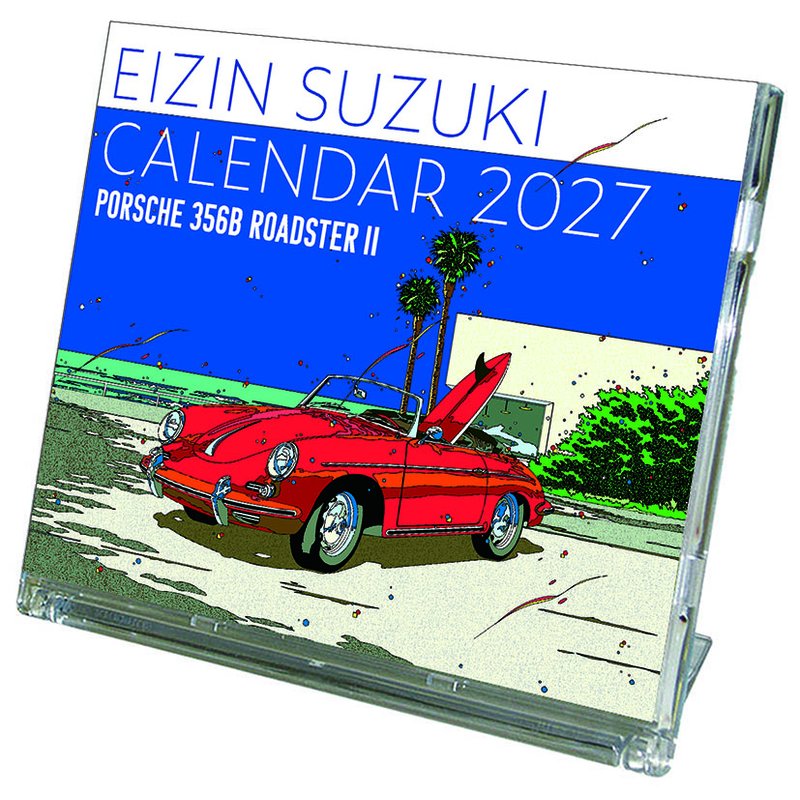 2027 CALENDAR COLLECTION 卓上 鈴木英人 PRODUCT SPECIFICATIONS 商品品番 27CL-0482 発売予定日 2026年09月19日 発売 仕様・サイズ 13×16cm・8枚 (卓上) 定価 (税込) 1,430円 (税込) JANコード 4968855270213 【ご注文前のご確認事項（必読）】 掲載画像について: 表紙画像および中面サンプルはメーカー監修中のイメージです。実物と一部デザインが異なる場合がございます。画像違いでの返品・交換はお受けできません。 入荷・発送時期について: ご注文確定後にメーカー手配を開始いたします。受付日より通常10〜15営業日前後での入荷・発送見込みとなります。メーカー在庫完売時はやむを得ずキャンセルとなる場合がございます。 発売日の変更について: 発売日はメーカー都合により頻繁に変更・延期となる場合がございます。最新情報に準拠し、発売日以降の入荷分より順次発送いたします。 同梱配送のご注意: 特殊ロール形状および梱包都合上、書籍・CD・DVD等と一緒のご注文はお受けできません。カレンダー単体でのご注文をお願いいたします。