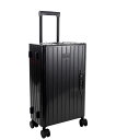 【送料無料】 &.FLAT アンドフラット スーツケース 折りたためるキャリー 機内持ち込み 35L 49.5cm 3.8kg メタリックカラー ブラック/CULTURE MART (メーカー取寄)(4)