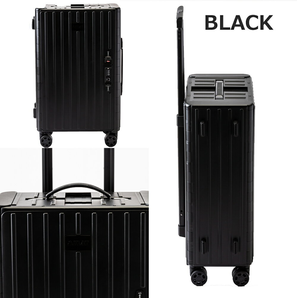 Carry Cases - 【送料無料】 ＆.FLAT アンドフラット スーツケース 折りたためるキャリー 機内持ち込み 35L 49.5cm 3.8kg マットカラー ブラック/CULTURE MART (メーカー取寄)