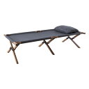 東谷フォールディングベッド (ライトブラウン) (W196×D75×H42(収納時:95×25×25cm))【送料無料(北海道・沖縄送料別)】