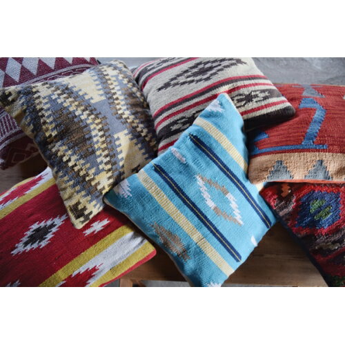 東谷クッション (ブルー) (W45×D45×H16)【送料無料(北海道・沖縄送料別)】 [2]