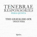 【取寄商品】CD / ジェズアルド・シックス / ジェズアルド:テネブレ・レスポンソリア (日本語解説、歌詞対訳付) / PCDA-68348