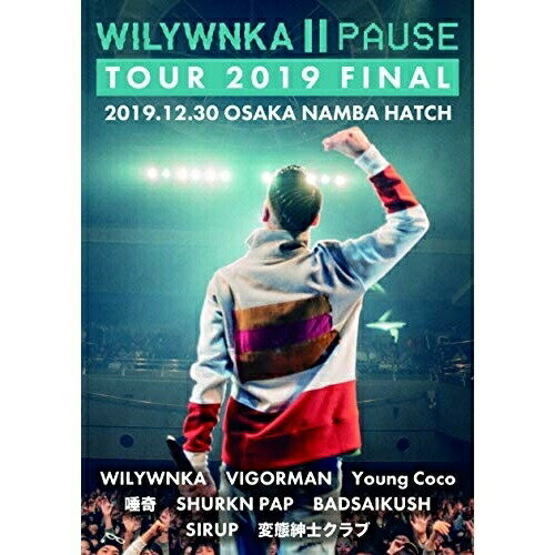 ץ饤WEB㤨DVD / WILYWNKA / PAUSE TOUR 2019 FINAL in OSAKA NAMBA HATCH / 1PCT-1011פβǤʤ5,281ߤˤʤޤ
