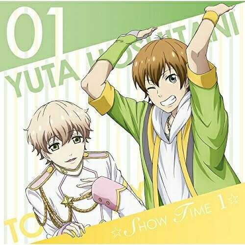☆SHOW TIME 1☆星谷悠太&那雪透/「スタミュ」ミュージカルソングシリーズアニメ星谷悠太(CV.花江夏樹)、那雪透(CV.小野賢章)　発売日 : 2015年10月07日　種別 : CD　JAN : 4988102343408　商品番号 : GNCA-410【商品紹介】ミュージカル学科の候補生たちが巻き起こす、青春ドタバタ・ミュージカルストーリー開幕!2015年10月よりTVアニメ放送が始まる『スタミュ』ミュージカルソングシリーズのリリース決定!第一弾は星谷悠太&那雪透。【収録内容】CD:11.星のストライド2.MY FRIEND〜僕でよければ〜3.星のストライド(instrumental)4.MY FRIEND〜僕でよければ〜(instrumental)