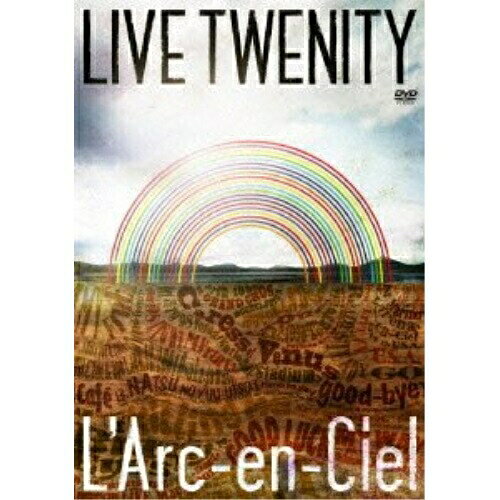 LIVE TWENITYL'Arc-en-Cielラルクアンシエル らるくあんしえる　発売日 : 2012年6月13日　種別 : DVD　JAN : 4562292975221　商品番号 : KSBL-6020【収録内容】DVD:11.虹(1997 REINCARNATION, Dec.23,1997 東京ドーム)2.花葬(Tour'98 ハートに火をつけろ!, Oct.21,1998 国立代々木競技場 第一体育館)3.Caress of Venus(1999 GRAND CROSS TOUR, Aug.22,1999 東京ビッグサイト 駐車場特設ステージ)4.NEO UNIVERSE(RESET))LIVE*000, Dec.31,1999-Jan.1,2000 東京ビッグサイト 東展示棟)5.HONEY(CLUB CIRCUIT 2000 REALIVE, Oct.27,2000 Zepp Osaka)6.HEAVEN'S DRIVE(TOUR 2000 REAL, Dec.6,2000 東京ドーム)7.Driver's High(Shibuya Seven days 2003, Jul.6,2003 国立代々木競技場 第一体育館)8.REVELATION(SMILE TOUR 2004, Jun.12,2004 大阪城ホール)9.READY STEADY GO(LIVE IN U.S.A., Jul.31,2004 1st Mariner Arena)10.TRUST(AWAKE TOUR 2005, Aug.31,2005 国立代々木競技場 第一体育館)11.叙情詩(ASIALIVE 2005, Sep.25,2005 東京ドーム)12.the Fourth Avenue Cafe(15th L'Anniversary LIVE, Nov.26,2006 東京ドーム)13.夏の憂鬱(time to say good-bye)(Are you ready? 2007 またハートに火をつけろ!, Aug.26,2007 富士急ハイランド コニファーフォレスト)14.Killing Me(Are you ready? 2007 またハートに火をつけろ!, Aug.30,2007 沖縄コンベンションセンター 劇場)15.MY HEART DRAWS A DREAM(TOUR 2007〜2008 THEATER OF KISS, Feb.10,2008 国立代々木競技場 第一体育館)16.あなた(TOUR 2008 L'7 〜Trans ASIA via PARIS〜, May.9,2008 LE ZENITH)17.forbidden lover(TOUR 2008 L'7 〜Trans ASIA via PARIS〜, Jun.1,2008 東京ドーム)18.Blurry Eyes(20th L'Anniversary LIVE, May.28,2011 味の素スタジアム)19.GOOD LUCK MY WAY(20th L'Anniversary LIVE, May.29,2011 味の素スタジアム)20.X X X(20th L'Anniversary TOUR, Dec.4,2011 京セラドーム大阪)