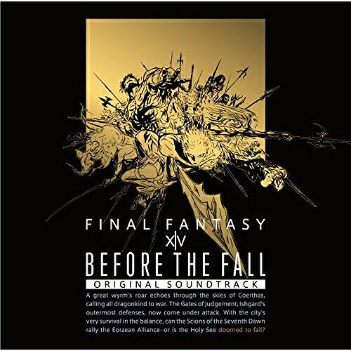BEFORE THE FALL FINAL FANTASY XIV Original Soundtrack (Blu-ray Disc Music)ゲーム・ミュージックMasayoshi Soken、Srisombut Preechaya & Masayoshi Soken、Akane Ikeya、Ayumi Murata & Akane Ikeya　発売日 : 2015年8月26日　種別 : BA　JAN : 4988601464758　商品番号 : SQEX-20022【商品紹介】ファイナルファンタジーシリーズ『FINAL FANTASY XIV(14)』より、拡張版パッチ2.2〜2.5までのゲーム内音源を収録するオリジナル・サウンドトラックがBlu-ray Disc Musicで発売。約4時間半を超える大ボリュームの音源を、設定画面や美麗映像と共に楽しめる!Blu-rayのスペックを最大限に引き出したスペシャル仕様。【収録内容】ディジタルディスク ソノタ:11.船乗りには難破を 〜蛮神リヴァイアサン前哨戦〜(混沌の渦動)2.混沌の渦動 〜蛮神リヴァイアサン討滅戦〜(混沌の渦動)3.魔大戦の傷跡 〜腐敗遺跡 古アムダプール市街〜(混沌の渦動)4.不屈の挑戦(混沌の渦動)5.怒れる神々(混沌の渦動)6.ノォヴ一味(混沌の渦動)7.クズテツどもの歌(混沌の渦動)8.憤怒 〜盟友支援 ブレイフロクスの野営地〜(混沌の渦動)9.Pa-Paya(混沌の渦動)10.キャラバン護衛 〜剣闘領域 ハラタリ修練所〜(混沌の渦動)11.紅蓮の戦旗の下に 〜剣闘領域 ハラタリ修練所〜(混沌の渦動)12.でぶチョコボ騎乗(混沌の渦動)13.ビッグブリッヂの死闘 〜新生〜(混沌の渦動)14.混沌の渦動 〜蛮神リヴァイアサン討滅戦:女性版〜(混沌の渦動)15.メテオ(混沌の渦動)16.剣と剣 〜大迷宮 バハムート侵攻編〜(混沌の渦動)17.戦乱(混沌の渦動)18.白銀の凶鳥、飛翔せり(混沌の渦動)19.地平線の彼方 〜財宝伝説 ハルブレーカー・アイル〜(混沌の渦動)20.何よりも高く(混沌の渦動)21.漆黒の誓い 〜惨劇霊殿 タムタラの墓所〜(エオルゼアの守護者)22.Answers - Reprise(エオルゼアの守護者)23.雷光雷鳴 〜蛮神ラムウ討滅戦〜(エオルゼアの守護者)24.紅蓮祭(エオルゼアの守護者)25.刃、厚いほどに(エオルゼアの守護者)26.作戦会議室(エオルゼアの守護者)27.総員抜剣!(エオルゼアの守護者)28.血で血を洗って(エオルゼアの守護者)29.卵が先か?(エオルゼアの守護者)30.ゲーム理論(エオルゼアの守護者)31.ドーガとウネの心(氷結の幻想)32.絢爛 〜クリスタルタワー:シルクスの塔〜(氷結の幻想)33.破砕 〜クリスタルタワー:シルクスの塔〜(氷結の幻想)34.時はこぼれ落ちて(氷結の幻想)35.教皇(氷結の幻想)36.嵐の中の灯火 〜怪鳥巨塔 シリウス大灯台〜(氷結の幻想)37.潮衝 〜逆襲要害 サスタシャ浸食洞〜(氷結の幻想)38.忍びの刃(氷結の幻想)39.落日の遺跡 〜遺跡救援 カルン埋没寺院〜(氷結の幻想)40.槍旗(氷結の幻想)41.秘密坑道 〜氷結潜窟 スノークローク大氷壁〜(希望の灯火)42.雪上の足跡 〜蛮神シヴァ前哨戦〜(希望の灯火)43.忘却の彼方 〜蛮神シヴァ討滅戦〜(希望の灯火)44.永遠の誓い(希望の灯火)45.灰より生まれし者(希望の灯火)46.侵攻(希望の灯火)47.マンダヴィル・ゴールドソーサー(希望の灯火)48.天国の扉(希望の灯火)49.チョコボレース(希望の灯火)50.戦禍 〜邪念排撃 古城アムダプール〜(希望の灯火)51.聖域の罠 〜武装聖域 ワンダラーパレス〜(希望の灯火)52.魔導仕掛けの友(希望の灯火)53.薄闇 〜クリスタルタワー:闇の世界〜(希望の灯火)54.暗闇 〜クリスタルタワー:闇の世界〜(希望の灯火)55.死闘の序曲(希望の灯火)56.最後の死闘 〜新生〜(希望の灯火)57.悠久の風 〜新生〜(希望の灯火)58.戦神の教義 〜皇都イシュガルド防衛戦〜(希望の灯火)59.仇敵 〜皇都イシュガルド防衛戦〜(希望の灯火)60.銀の涙 〜幻龍残骸 黙約の塔〜(希望の灯火)61.始祖たる幻龍(希望の灯火)