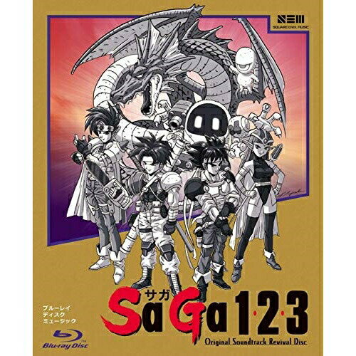 ディジタルディ / ゲーム・ミュージック / SaGa 1・2・3 Original Soundtrack Revival Disc (Blu-ray Disc Music) / SQEX-20054