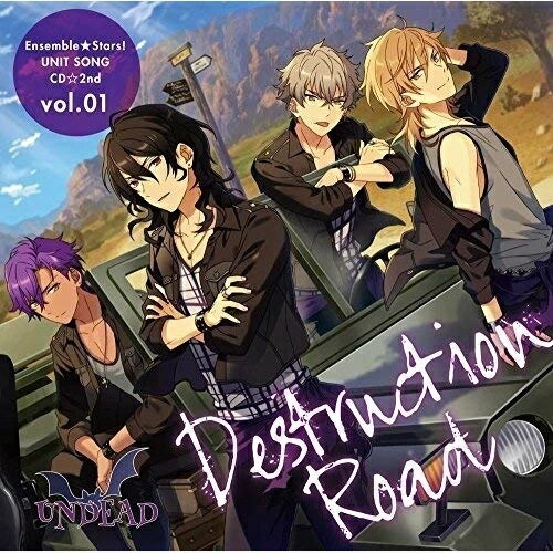 【 お取り寄せにお時間をいただく商品となります 】　・入荷まで長期お時間をいただく場合がございます。　・メーカーの在庫状況によってはお取り寄せが出来ない場合がございます。　・発送の都合上すべて揃い次第となりますので単品でのご注文をオススメいたします。　・手配前に「ご継続」か「キャンセル」のご確認を行わせていただく場合がございます。　当店からのメールを必ず受信できるようにご設定をお願いいたします。 あんさんぶるスターズ! ユニットソングCD 2nd vol.01 UNDEADUNDEADアンデッド あんでっど　発売日 : 2016年9月28日　種別 : CD　JAN : 4571436922175　商品番号 : FFCG-33【収録内容】CD:11.DESTRUCTION ROAD2.Darkness 43.DESTRUCTION ROAD(カラオケVer.)4.Darkness 4(カラオケVer.)
