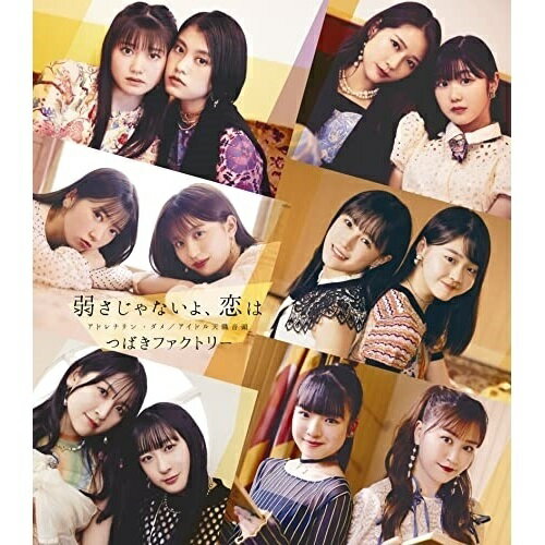 アドレナリン・ダメ/弱さじゃないよ、恋は/アイドル天職音頭 (通常盤B)つばきファクトリーツバキファクトリー つばきふぁくとりー　発売日 : 2022年6月29日　種別 : CD　JAN : 4942463769253　商品番号 : EPCE-7692【商品紹介】2021年10月に初の日本武道館公演を成功させた、つばきファクトリーのメジャー通算9作目のトリプルA面シングルリリース決定!【収録内容】CD:11.アドレナリン・ダメ2.弱さじゃないよ、恋は3.アイドル天職音頭4.アドレナリン・ダメ(Instrumental)5.弱さじゃないよ、恋は(Instrumental)6.アイドル天職音頭(Instrumental)