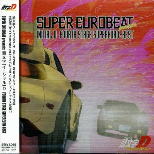 SUPER EUROBEAT presents 頭文字(イニシャル)D FOURTH STAGE SUPEREURO-BESTアニメマニュエル、ファストウェイ、シンボル、ダーク・エンジェルズ、カレン、ゴー2、ユーロファンク　発売日 : 2006年12月13日　種別 : CD　JAN : 4988064260317　商品番号 : AVCA-26031【商品紹介】スカイパーフェクTV! パーフェクトチョイスで放送のアニメ「頭文字D」の4thステージのバトル・シーンで使用されたSuper EUROBEATを収録したアルバム。ボーナス・トラックにはNON STOP MIXを収録。【収録内容】CD:11.レッツ・ゴー、カム・オン2.レヴォルーション3.フォーエヴァー・ヤング4.ライト・ナウ5.ノー・コントロール6.フライ・イン・ザ・スカイ7.ルッカ・ボンバ8.ストップ・トゥ・ギヴ・アップ9.エルドラド10.ケミカル・ラヴ11.オール・ザット・アイ・ウォント12.ラッキー・マン13.INITIAL D FOURTH STAGE SPECIAL NON-STOP MIX