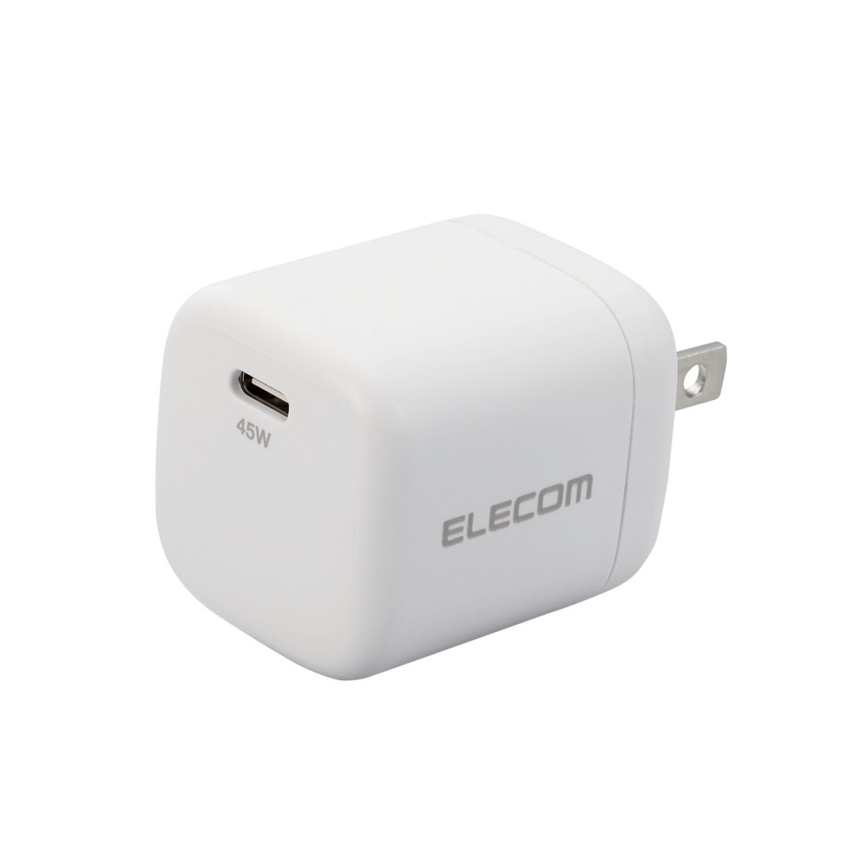 AC充電器/USB充電器/USB Power Delivery/45W/USB-C1ポート/スイングプラグ/ホワイトエレコム株式会社