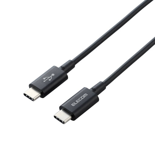 スマホ・タブレット用USBケーブル/USB(C-C)/準高耐久/USB Power Delivery対応/認証品/1.0m/ブラックエレコム株式会社 スマホ・タブレット用USBケーブル/USB(C-C)/準高耐久/USB Power Delivery対応/認証品/1.0m/ブラックエレコム株式会社