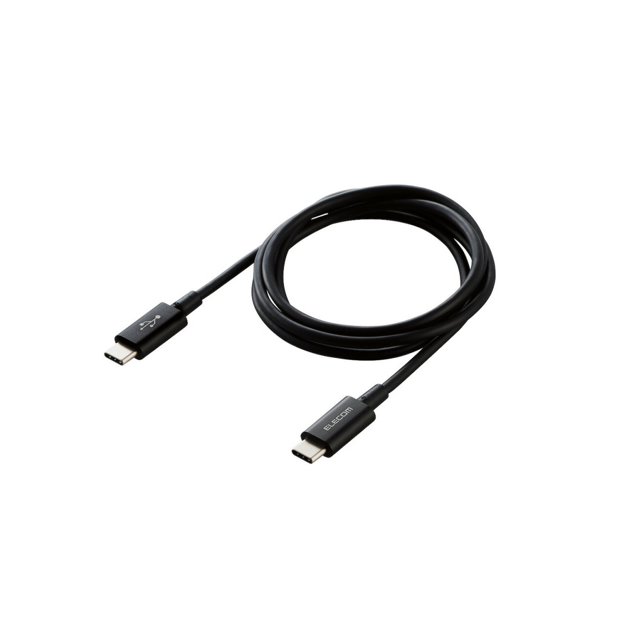 スマホ・タブレット用USBケーブル/USB(C-C)/準高耐久/USB Power Delivery対応/認証品/1.0m/ブラックエレコム株式会社