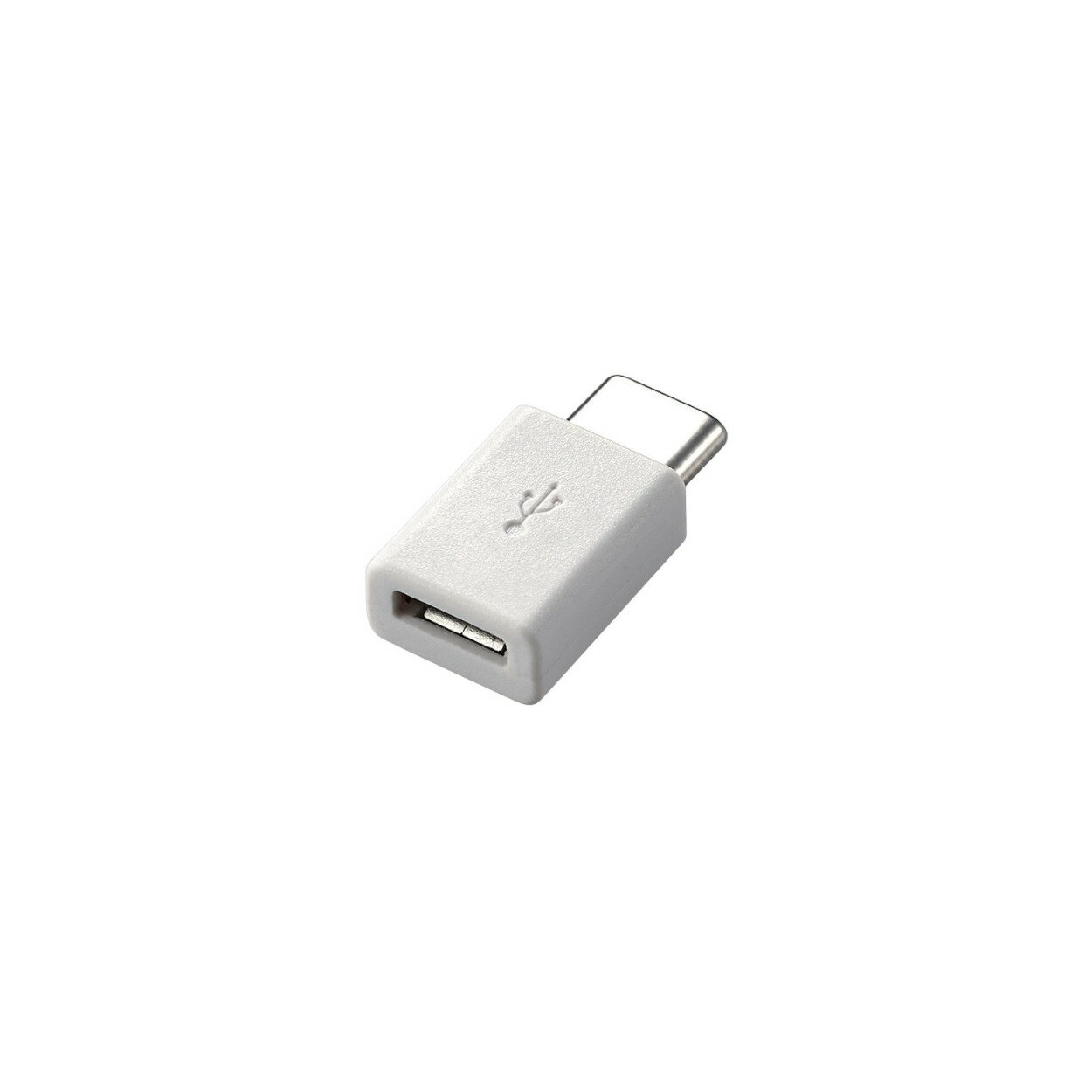 スマートフォン用USB変換アダプタ/USB(microBメス)-USB(Cオス)/ホワイトエレコム株式会社
