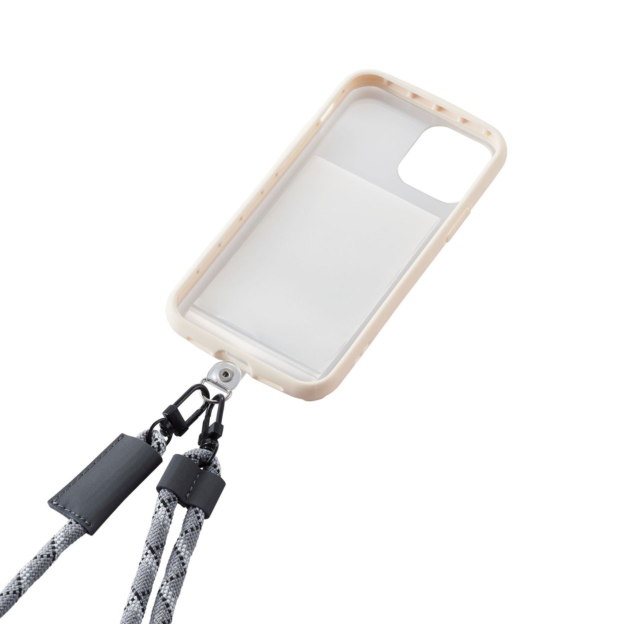 ストラップホールシート/カードスリーブタイプ/1口タイプ/Sサイズ/1枚入リ/マットクリアエレコム株式会社