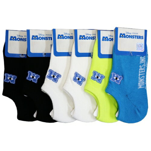 Socks, Tights, Spats - キャラクターソックス刺繍KIDSセット (モンスターロゴ) (4色アソート) (13-18cm) (6足セット)みっとめるへん社