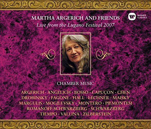 ルガーノ・フェスティヴァル・ライヴ2007 (解説付)マルタ・アルゲリッチ&フレンズアルゲリッチ マルタ あるげりっち まるた　発売日 : 2015年2月11日　種別 : CD　JAN : 4943674202218　商品番号 : WPCS-13073【商品紹介】マルタ・アルゲリッチ&フレンズ名盤シリーズ。”ルガーノ・フェスティヴァル”(スイス)の中で、アルゲリッチが2002年から音楽監督として開催する若手と一流アーティストの共演”アルゲリッチ・プロジェクト”の年ごとの記録。本作2007年は、アルゲリッチ自身が録音したことのないベートーヴェン(幽霊)トリオなども収録。ますます意欲的になるプロジェクトの姿をうつした作品。【収録内容】CD:11.ピアノ三重奏曲 ニ長調 作品70-1 「幽霊」 第1楽章:アレグロ・ヴィヴァーチェ・エ・コン・ブリオ2.ピアノ三重奏曲 ニ長調 作品70-1 「幽霊」 第2楽章:ラルゴ・アッサイ・エ・デスプレッシーヴォ3.ピアノ三重奏曲 ニ長調 作品70-1 「幽霊」 第3楽章:プレスト4.自動オルガンのための幻想曲5.アンダンテと変奏曲 作品46 -2台ピアノのための6.子供の情景 作品15 第1曲:知らない国々7.子供の情景 作品15 第2曲:不思議なお話8.子供の情景 作品15 第3曲:鬼ごっこ9.子供の情景 作品15 第4曲:おねだり10.子供の情景 作品15 第5曲:幸せいっぱい11.子供の情景 作品15 第6曲:大事件12.子供の情景 作品15 第7曲:トロイメライ13.子供の情景 作品15 第8曲:炉端で14.子供の情景 作品15 第9曲:木馬の騎士15.子供の情景 作品15 第10曲:むきになって16.子供の情景 作品15 第11曲:おどかし17.子供の情景 作品15 第12曲:子供は眠る18.子供の情景 作品15 第13曲:詩人のお話CD:21.ピアノ四重奏曲 ニ長調 WoO36,No.2 第1楽章:アレグロ・モデラート2.ピアノ四重奏曲 ニ長調 WoO36,No.2 第2楽章:アンダンテ・コン・モート3.ピアノ四重奏曲 ニ長調 WoO36,No.2 第3楽章:ロンド:アレグロ4.組曲「マ・メール・ロワ」 -ピアノ連弾のための 第1曲:眠りの森の美女のパヴァーヌ:ラン5.組曲「マ・メール・ロワ」 -ピアノ連弾のための 第2曲:親指小僧:トレ・モデレ6.組曲「マ・メール・ロワ」 -ピアノ連弾のための 第3曲:パゴダの女王レドロネット:行進曲のテンポで7.組曲「マ・メール・ロワ」 -ピアノ連弾のための 第4曲:美女と野獣の対話:穏やかなワルツ8.組曲「マ・メール・ロワ」 -ピアノ連弾のための 第5曲:妖精の園:ラン・エ・グラーヴ9.ベッリーニの歌劇「夢遊病の女」の主題に基づく華麗なるディヴェルティメント 変イ長調 ラルゲット-モデラート-アレグレット10.ベッリーニの歌劇「夢遊病の女」の主題に基づく華麗なるディヴェルティメント 変イ長調 アンダンテ・カンタービレ11.ベッリーニの歌劇「夢遊病の女」の主題に基づく華麗なるディヴェルティメント 変イ長調 ヴィヴァーチェ12.ヴァイオリンとピアノのための主題と変奏13.バレエ音楽「ダフニスとクロエ」第2組曲(リュシアン・ガルバン編曲による2台ピアノ版) 第1曲:夜明け:ラン14.バレエ音楽「ダフニスとクロエ」第2組曲(リュシアン・ガルバン編曲による2台ピアノ版) 第2曲:パントマイム(無言劇):ラン-トレ・ラン-ヴィフ-トレ・ラン15.バレエ音楽「ダフニスとクロエ」第2組曲(リュシアン・ガルバン編曲による2台ピアノ版) 第3曲:全員の踊り:ラン-アニメCD:31.ヴァイオリン・ソナタ 第1番 Sz75 第1楽章:アレグロ・アパッショナート2.ヴァイオリン・ソナタ 第1番 Sz75 第2楽章:アダージョ3.ヴァイオリン・ソナタ 第1番 Sz75 第3楽章:アレグロ4.ピアノ五重奏曲 第1番 ハ短調 作品1 第1楽章:アレグロ5.ピアノ五重奏曲 第1番 ハ短調 作品1 第2楽章:スケルツォ6.ピアノ五重奏曲 第1番 ハ短調 作品1 第3楽章:アダージョ、クワジ・アンダンテ7.ピアノ五重奏曲 第1番 ハ短調 作品1 第4楽章:フィナーレ:アレグロ・アニマート8.パガニーニの主題による変奏曲