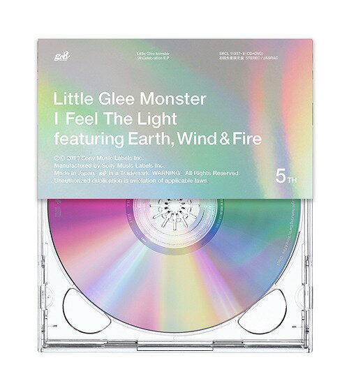 CD / Little Glee Monster / I Feel The Light (CD DVD) (初回生産限定盤) / SRCL-11307