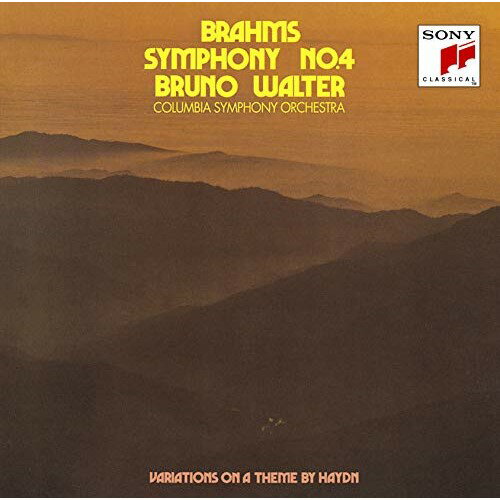 CD / ブルーノ・ワルター / ブラームス:交響曲第4番&ハイドン変奏曲 (極HiFiCD) / SICC-40003