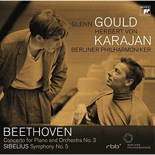 CD / グレン グールド ヘルベルト フォン カラヤン / コンサート イン ベルリン1957 ベートーヴェン:ピアノ協奏曲第3番 シベリウス:交響曲第5番 (極HiFiCD) / SICC-40050