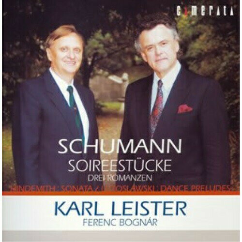 シューマン:夜曲集(ソワレシュテュッケ)カール・ライスターライスター カール らいすたー かーる　発売日 : 2004年10月20日　種別 : CD　JAN : 4990355001912　商品番号 : CMCD-20044