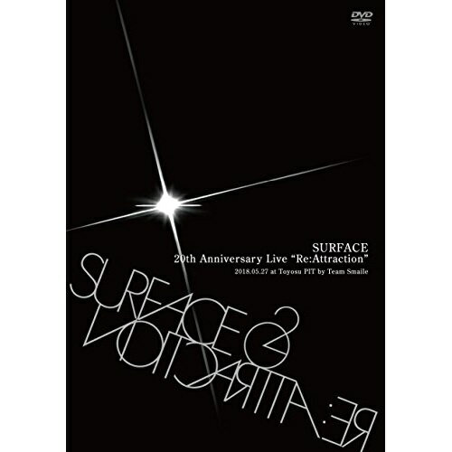 【取寄商品】DVD / SURFACE / SURFACE 20th Anniversary Live「Re:Attraction」 (2DVD 2CD) (初回生産限定版) / HWDL-24