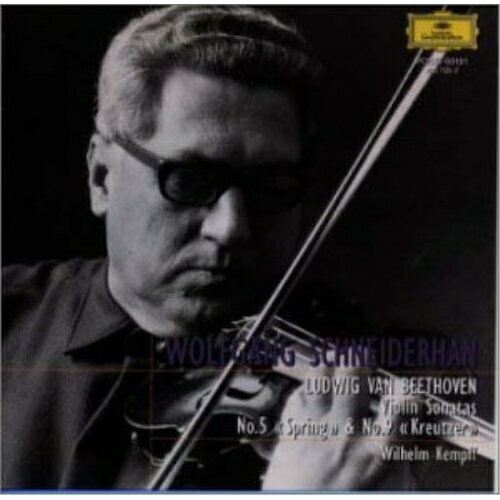 CD/ベートーヴェン:ヴァイオリン・ソナタ第5番(春)、第9番(クロイツェル) (限定盤/初回発売日:1998年12月2日)/ヴォルフガング・シュナイダーハン/POCG-90181