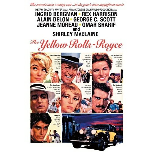 黄色いロールスロイス洋画イングリッド・バーグマン、アラン・ドロン、シャーリー・マクレーン、アンソニー・アスキス　発売日 : 2011年12月21日　種別 : DVD　JAN : 4988135886286　商品番号 : 1000255082