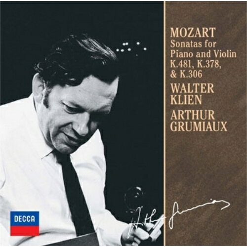 CD / アルテュール・グリュミオー / モーツァルト:ヴァイオリン・ソナタ第30・34・41番 (限定盤) / UCCD-9860
