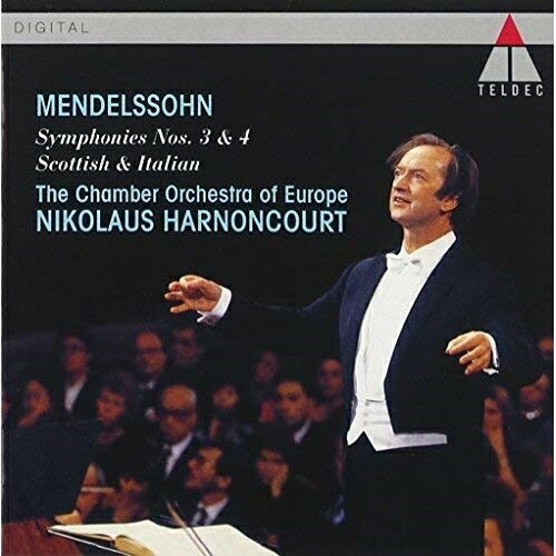 Composer: Ha Line - CD / ニコラウス・アーノンクール / メンデルスゾーン:交響曲第3番「スコットランド」&第4番「イタリア」 (解説付) / WPCS-13603