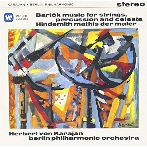 CD / ヘルベルト フォン カラヤン / バルトーク:弦楽器 打楽器とチェレスタのための音楽 ヒンデミット:交響曲「画家マティス」 (解説付) / WPCS-23222