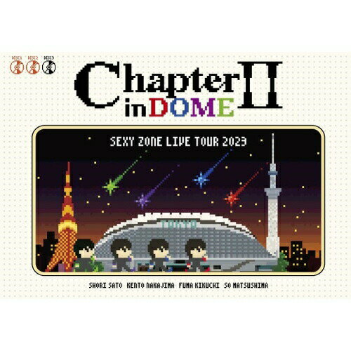DVD / Sexy Zone / SEXY ZONE LIVE TOUR 2023 ChapterII in DOME (本編ディスク1枚+特典ディスク2枚) (初回限定盤) / OVBT-19001